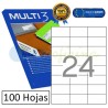 Etiquetas Adhesivas economicas Multi3 70x37mm (04704)