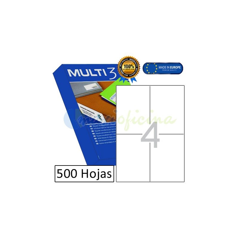 Etiquetas Adhesivas economicas Multi3 105x148mm (10531)