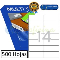Etiquetas Adhesivas economicas Multi3 105x42,4mm (10527)