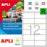 Etiquetas Adhesivas Removibles Apli 97x42mm 03057