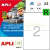 Etiquetas Adhesivas Removibles Apli 210x148mm 03059