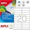 Etiquetas Adhesivas marca Apli 105x29mm Ref 01299