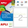 Etiquetas Adhesivas marca Apli 199 x144 Ref 02423