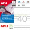 Etiquetas Adhesivas marca Apli 52x29mm 500h Ref 01778