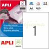 Etiquetas Adhesivas marca Apli 210x297mm 500h Ref 01788