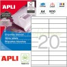 Etiquetas Adhesivas marca Apli 105x29mm 500h Ref 10562