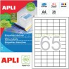 Etiquetas Adhesivas marca Apli 38X 21mm 25h Ref 01209