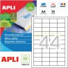 Etiquetas Adhesivas marca Apli 48x25mm 25h Ref 10825