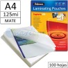 Fundas para Plastificadora de excelente calidad de la marca Fellowes en A4 125 Micras Mate en Maxioficina.com