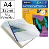 Fundas para Plastificadora de excelente calidad de la marca Fellowes en A4 125Micras Brillo de Alta Velocidad en Maxioficina.com