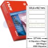 Etiquetas Adhesivas Papel Continuo Apli 101.6x48.7mm. Ref.00008
