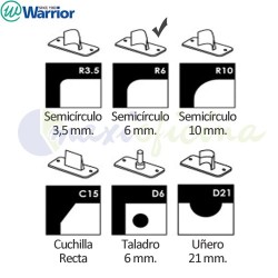 Redondeadora de Esquinas Warrior Profesional 