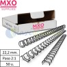 Canutillo de Wire-o de 22 mm
