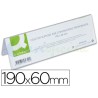 Portanombres de Sobremesa 190x60mm. OFERTA -15%