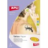 Bolsa Apli PAPEL TATUAJES INKJET 2 hojas