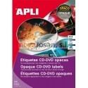 Caja Apli Etiquetas Apli Blancas OPACA CD-ROM 100 hojas