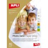 Bolsa Apli PAPEL INK PHOTO SA.240g. 25 hojas
