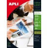 Bolsa Apli PAPEL LASGLOSS D/C 210G.100 hojas
