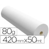 Papel reprografia plotter 420mmx50mt 80gr impresion ink-jet. 2 BOBINAS