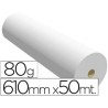 Papel reprografia para plotter 610mmx50mt 80gr impresion ink-jet. 2 BOBINAS