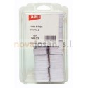 Caja Etiquetas APLI para etiquetado textil 31x46mm. 1000 u