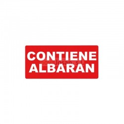 Rollo Etiqueta Apli CONTIENE ALBARAN 200 unidades