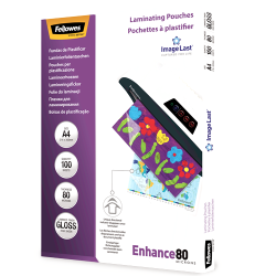 Fundas de Plastificar A4 80 Micras Brillo