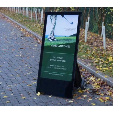 Tótem publicitario portable de exterior