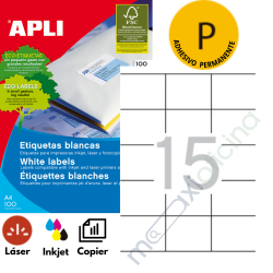 Etiquetas Adhesivas marca Apli 70x50mm Ref 01295