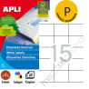 Etiquetas Adhesivas marca Apli 70x50mm Ref 01295