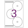 Caja Apli Etiquetas Apli Blancas OPACA CD-3U. 100 hojas
