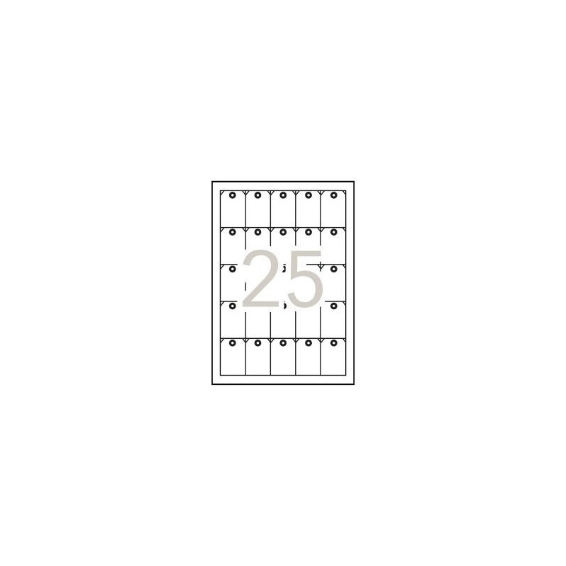 Etiquetas colgantes imprimibles 36 x 53 mm 10 hojas