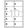 Etiquetas colgantes imprimibles 98 x 57 mm 10 hojas