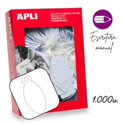 Caja Apli COLGANTES BLANCAS 8X19 1000 U