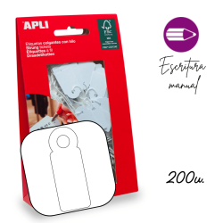 Bolsa Apli COLGANTES BLANCAS 7X19 200 U