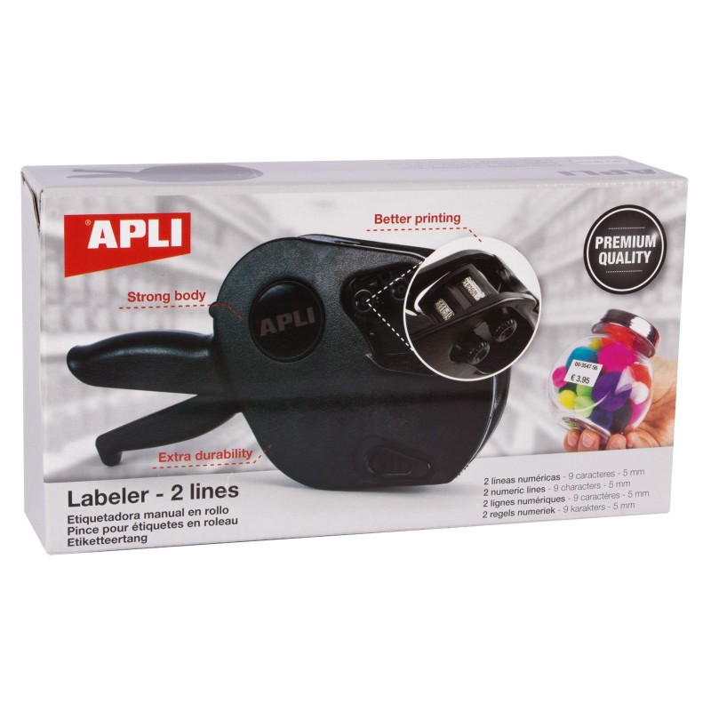 Etiquetadora Apli premium 2 líneas