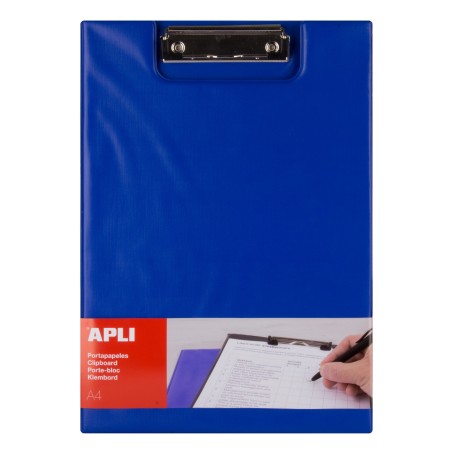 CLIPBOARD Portapapeles con solapa azul color A4