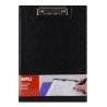 CLIPBOARD Portapapeles con solapa color negro A4