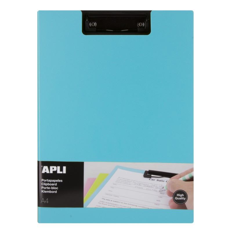 CLIPBOARD  Portapapeles con solapa premium color A4 azul