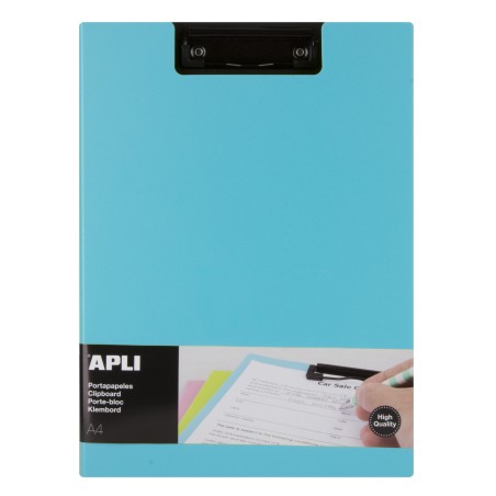 CLIPBOARD  Portapapeles con solapa premium color A4 azul