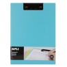 CLIPBOARD  Portapapeles con solapa premium color A4 azul