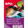 Bolsa Etiquetas Apli CD OPACAS 100 hojas