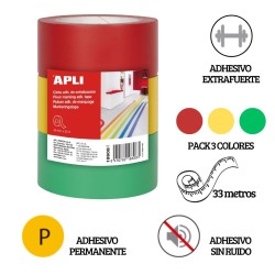 cintas adhesivas de señalización 40 mm x 33 m 160 μm