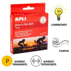 Cinta adhesiva luminiscente 20 mm x 5 m