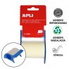 Rollo dispensador de nota adhesiva 60 mm x 10 m color amarillo