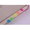 Índices adhesivos film 45 x 12 mm 5 colores fluorescentes