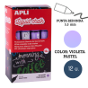 Rotulador tiza líquida punta redonda 5,5 mm lila pastel 12 u.