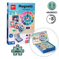 Juego educativo magnets Aprendo las horas