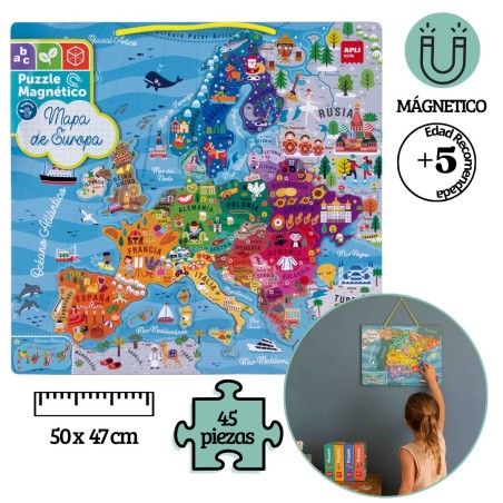 Juego educativo magnets Mapa de Europa