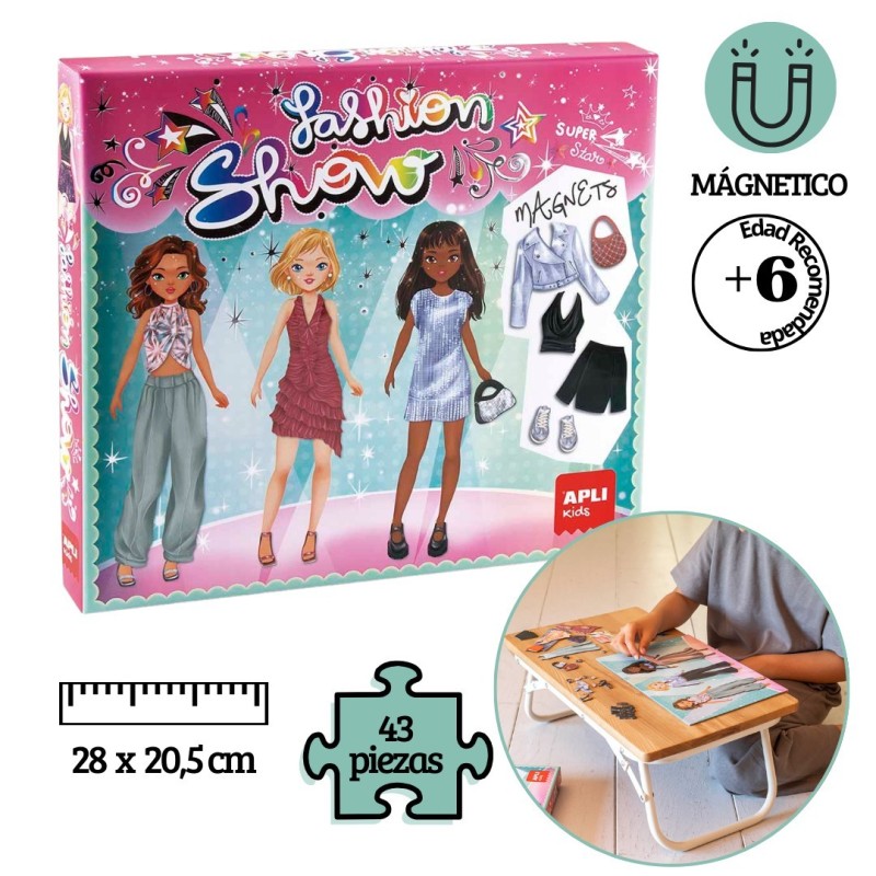 Juego educativo magnets Fashion show
